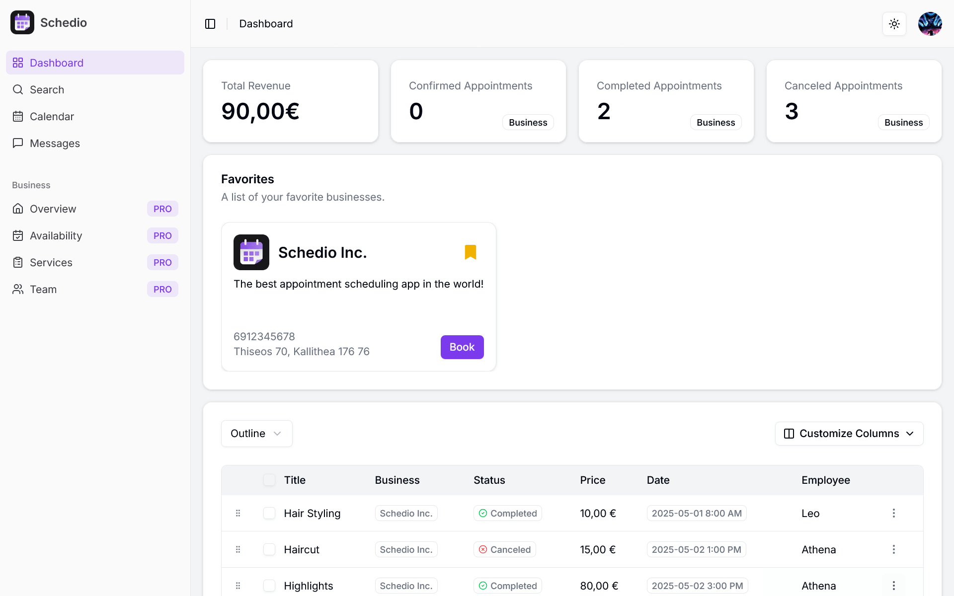 product preview